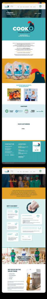 cooko website inside page