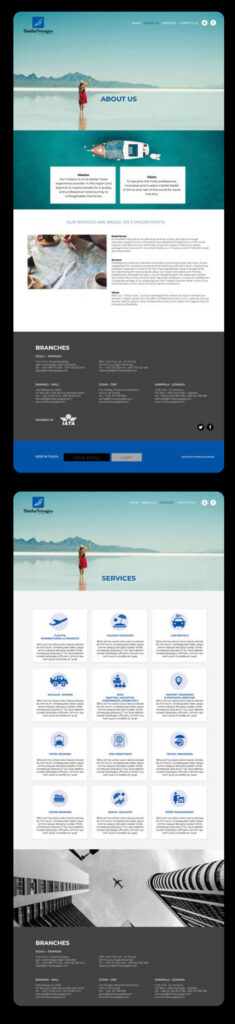 simba website inside pages